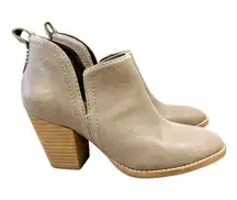 Jeffrey Campbell Rosalee Booties in Ivory Leather Size 6