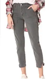 McGuire Cropped Utility Pant Grey Sz 26