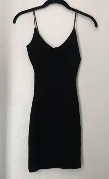 Windsor Black cami bodycon mini dress