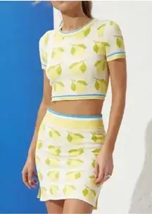 NWT SOLID & STRIPED LEMON JUNE ROSIE SKIRT