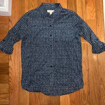 Michael Kors Button Down Work Top