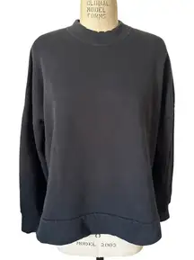Acne Studios Folke Paw17 Mock Neck French Terry Sweatshirt Size Large