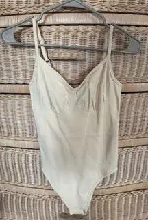 Cream Colored Compression Bodysuit