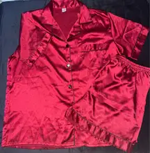 Red Satin Pajamas