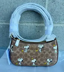 coach Coach X Peanuts Teri Shoulder Bag With Snoopy Print cbj88