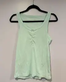 Aerie Baby blue  ribbed tank top