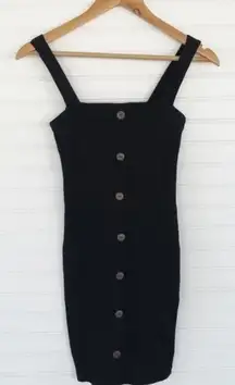 Bozzolo Black Sleeveless Sheath Mini Dress