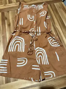 Grade & gather romper w/ pockets medium