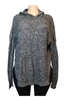 #770 Rue21 Women's Large Gray Knit Hooded Sweater