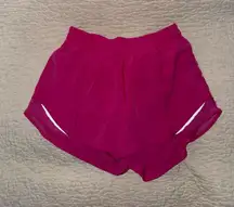 Lululemon Hotty Hot Pink Shorts Size 4 Tall NWOT