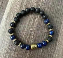 Handmade beaded Buddha bracelet