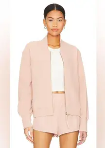 Varley Alia Zip Through Jacket in Mahogany Rose