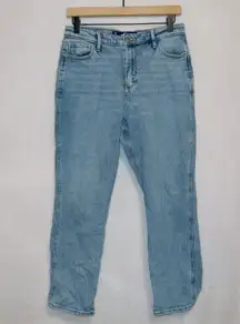 Hollister Vintage Stretch Light Wash Denim Curvy High Rise Mom Jean