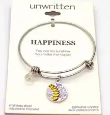 MOTHERS DAY SALE💕 “UNWRITTEN HAPPINESS” ADJUSTABLE BANGLE YOU ARE MY SUNSHINE.