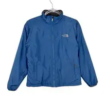 The North Face  Blue Lightweight Zipper Windbreaker Rain Jacket Women's Small