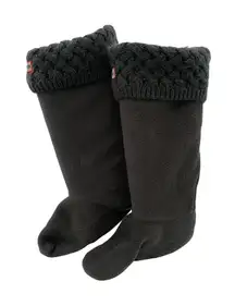 Women’s Hunter Gray Liner Boot Sock with a Wool Accent Size M