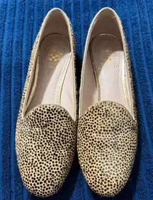 Vince Camuto Women's Tan and Black Patterned Loafers
