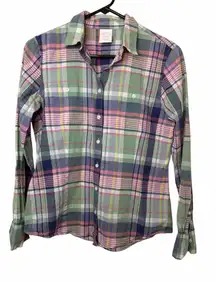 Brooks Brothers Colorful Plaid Button Down Shirt