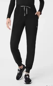 High Rise on call Scrub jogger black