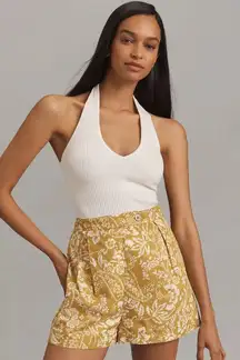 Maeve Anthropologie Pleated Poplin Shorts Size 0