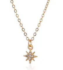 💥$2💥Gold And Crystal Star Necklace