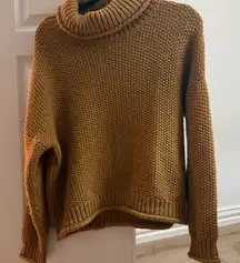 Kut from the Kloth Camel Cowl Neck Sweater