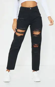 Distressed Mom Jeans