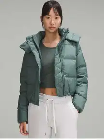 NWT Wunder Puff Cropped Jacket / Medium Forect