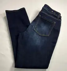 CAbi Blue Straight Leg Jeans Classic Style