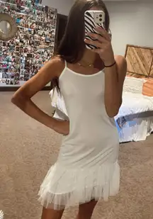 NWT white mini dress