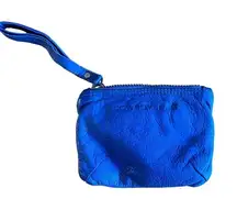 Cowboysbag Wristlet Pouch‎ Leather Cobalt Blue Soft Coin Purse Zip Wallet 7"x5"