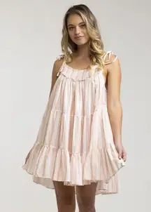 ✨Tiered Lace-Up Side Floral Dress✨