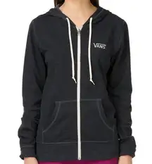 Vans Black Zip-up Hooded Sweatshirt size XL