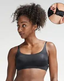 Whoop Black Seamless Padded 4.0 ANY-WEAR Adjustable Bralette Smart Apparel Large