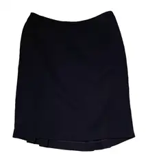 Ann Taylor Womens Petites Skirt Size 8P Black Lined‎ 30" Waist 21.5" Length