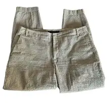 Zara Basic 100% cotton nautical blue and white jogger size 8