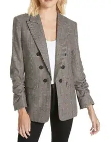 Veronica‎ Beard Dickey Blazer Womens 6 Plaid Beacon Check Dickey Jacket Preppy