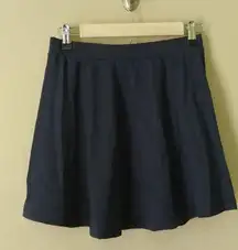 NEW Modcloth Noisy May Navy Blue Jersey Knit Skater Skirt Size XS