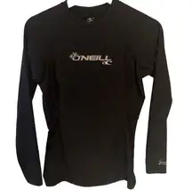 O’Neill performance fit medium long sleeve black swim skin UPF 50