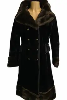 Vintage Laska Career originals faux fur Teddy coat