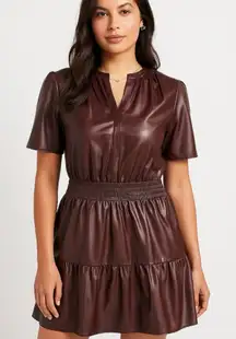 Vigoss ladies Faux vegan Leather dress