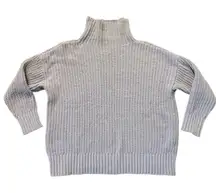 Aerie chenille knit mock neck chunky sweater small