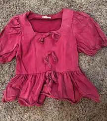 Boutique top with bows