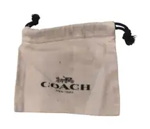 Women's Coach White & Black One Size jewelry Bag