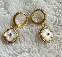 Real Solid 925 Silver Round CZ Hoop Earrings Jewelery For Women Ear Wedding