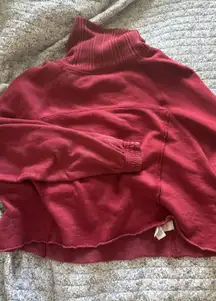 Aerie burgundy turtleneck sweater