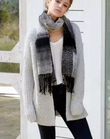 Oversized Gray Cardigan