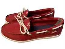 Cole Haan  Size 10 Patent Red Loafers