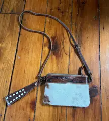 Myra cow purse