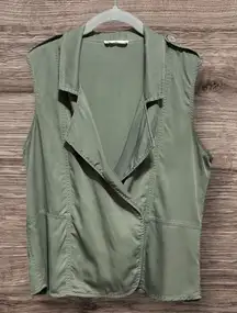 ALTAR’D STATE Snap Front Utility Vest S 21” p2p Army EUC